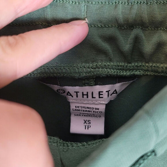 ATHLETA SEASOFT STRAIGHT PANTS IN SEA GREEN, SZ XS - Picture 5 of 15